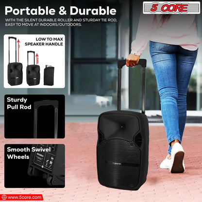 5Core 8 inch Portable  Speaker Karaoke
