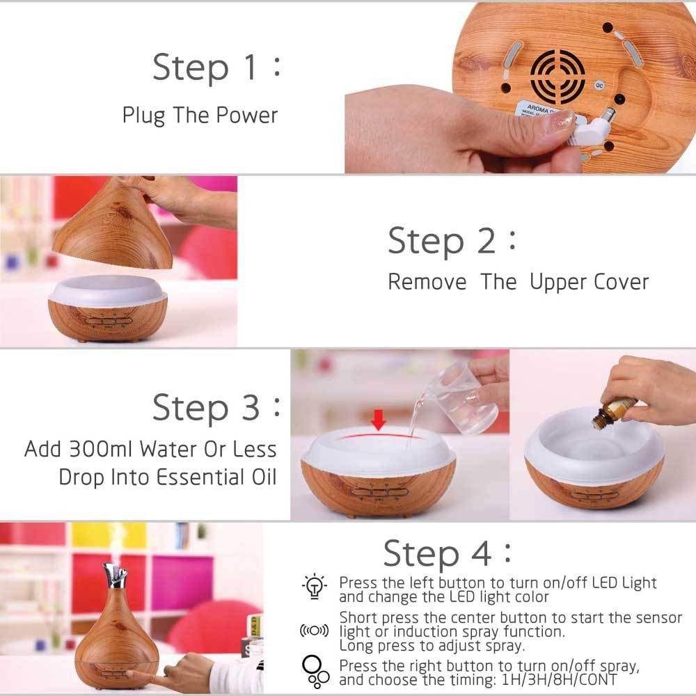 Home Essential Oil Aroma Diffuser