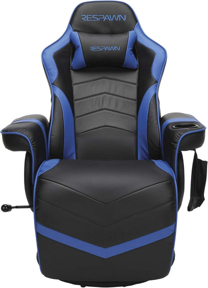 Gaming Recliner With Adjustable Leg Rest Cupholder